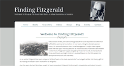 Desktop Screenshot of findingfitzgerald.com